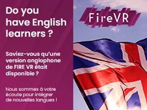 FIRE VR is also in english